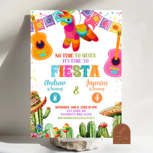Tijd voor feestelijke verjaardagsfeest met broer o kaart