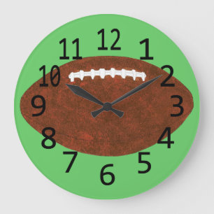 Tijd voor Football Wall Clocks Grote Klok
