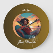 Tijd voor ‘gewoon ademen’ grote klok (Voorkant)