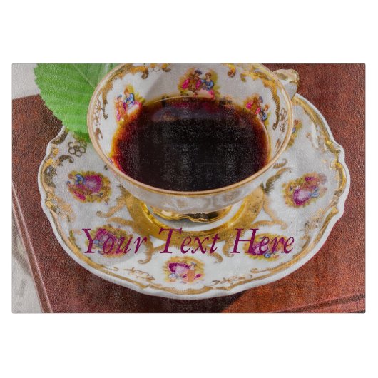 Tijd voor het Tea Design Snijplank (Voorkant)