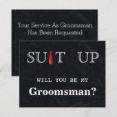 Tijd voor het zwarte toetsenbord Rood Stropdas Kaart (Voorkant / Achterkant)