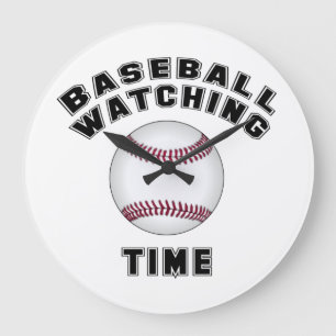 Tijd voor honkbal kijken grote klok