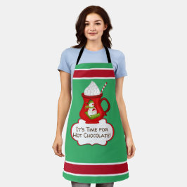 Tijd voor Hot Chocolate All-Over Print Schort