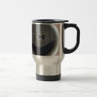 Tijd voor koffiegezicht reisbeker