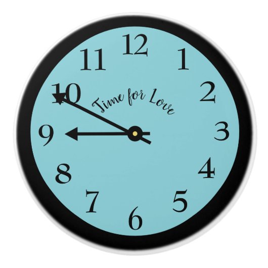 Tijd voor liefde keramische knop (Voorkant)