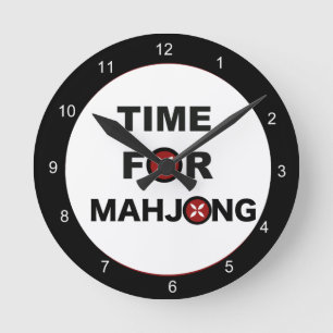 Tijd voor Mahjong Ronde Klok