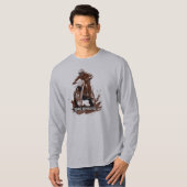 Tijd voor Moto Dirt Bike Grafische T-shirt met lan (Voorkant volledig)