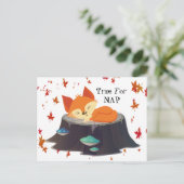 Tijd voor NAP Fox Briefkaart (Staand voorkant)