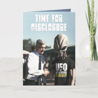 Tijd voor Openbaarmaking ALT Verjaardagskaart Feestdagen Kaart