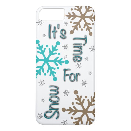 Tijd voor Sneeuwse iPhone Case (Achterkant)