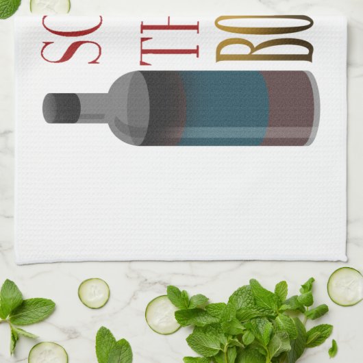 Tijd voor soep theedoek (Gevouwen)