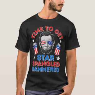 Tijd voor Star Spangled Hammered Shirt 4th of Ju