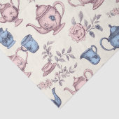 Tijd voor Tea  Pattern Tissuepapier (Detail)