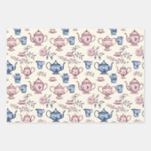 Tijd voor Tea  Pattern Wrapping Paper Sheets (Voorkant 2)