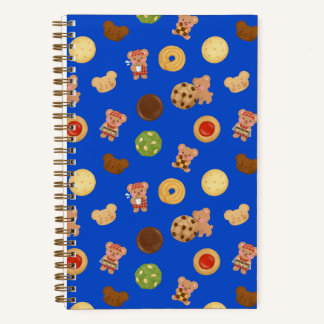 Tijd voor tedbearkoekjes Blauw Notitieboek