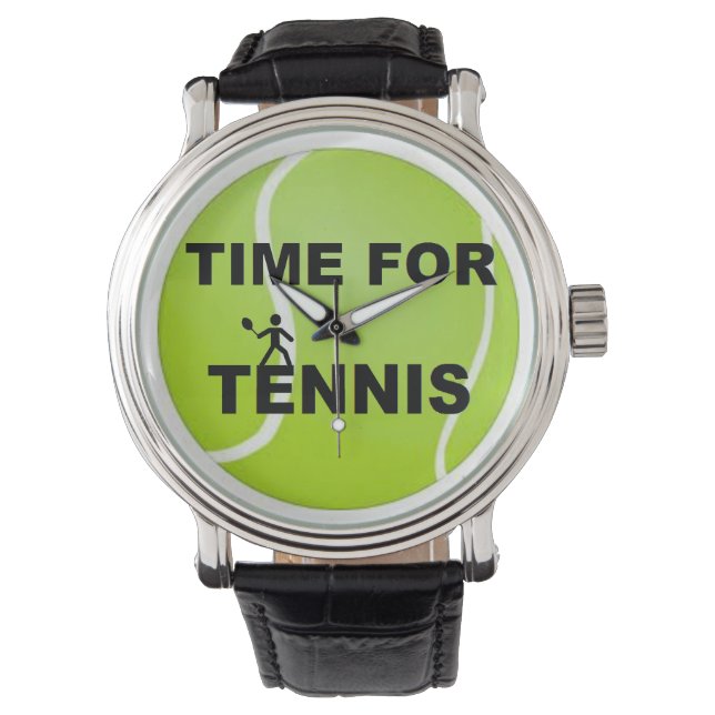 Tijd voor Tennis Horloge (Voorkant)