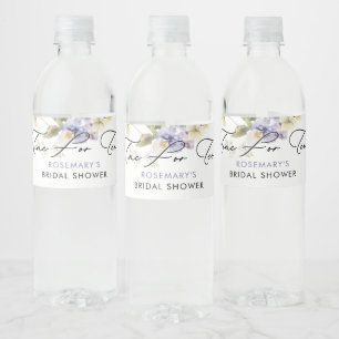 Tijd voor Thee Bloemige Bruiloft Borrel Waterfles Etiket