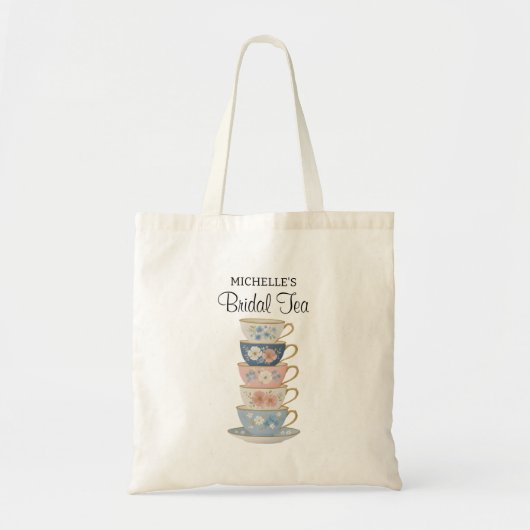 Tijd voor Thee Bruidsfeest Tote Bag (Voorkant)