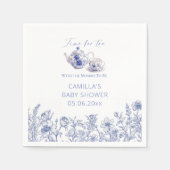 Tijd voor thee met de mama om te douchen servet (Voorkant)