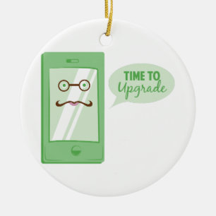 Tijd voor upgrade keramisch ornament