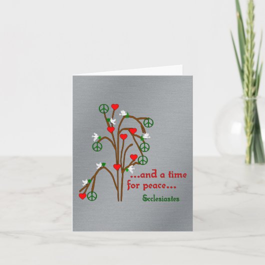 Tijd voor vrede kaart (Voorkant)