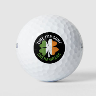 Tijd voor wat kattenkwaad klaver St. Patrick's Dag Golfballen