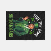 Tijd voor wat Shenanigans Funny St Patrick's Day C Fleece Deken (Voorkant (Horizontaal))