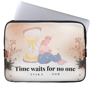Tijd wacht niet op iemand Inspiratie Tote Tas voor