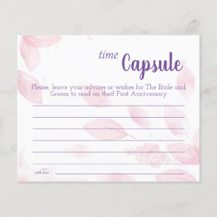 Tijdcapsule Advieskaart Bruidsuitvaart Flyer