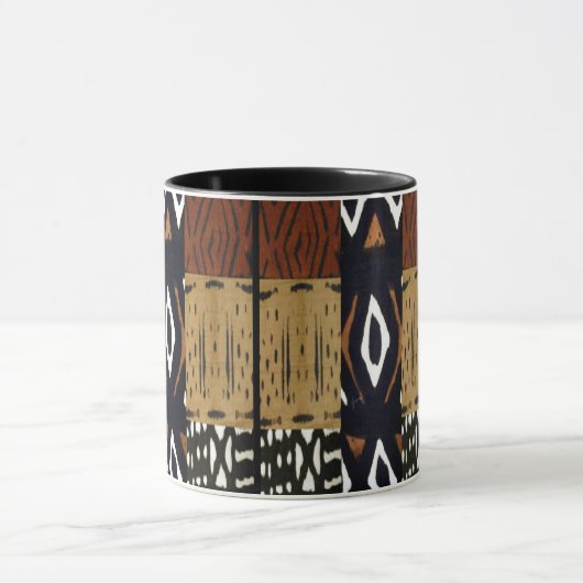 Tijdelijk Abstract Afrikaans design Mok (Midden)
