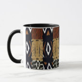 Tijdelijk Abstract Afrikaans design Mok (Links)