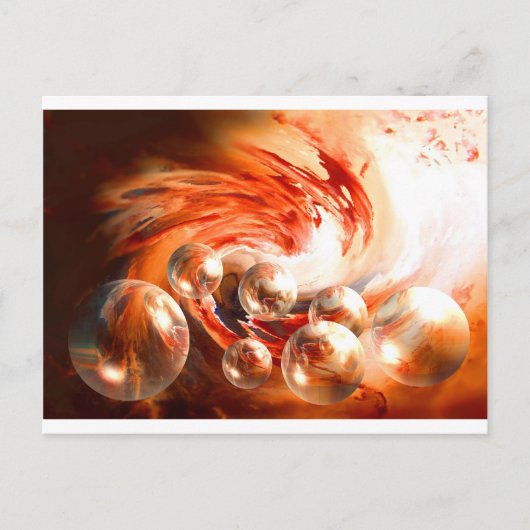 Tijdelijk Abstract Briefkaart (Voorkant)