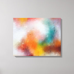 Tijdelijk Abstract Canvas Afdruk