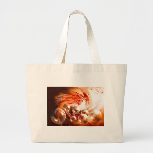 Tijdelijk Abstract Grote Tote Bag (Voorkant)