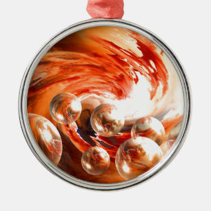 Tijdelijk Abstract Metalen Ornament