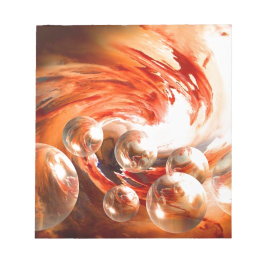 Tijdelijk Abstract Notitieblok (Voorkant)