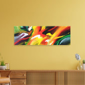 Tijdelijk Abstract schilderen Canvas Afdruk (Insitu (Woonkamer))