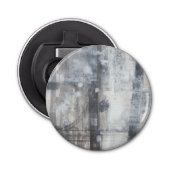 Tijdelijk grijs schilderen button flesopener (Voorkant)