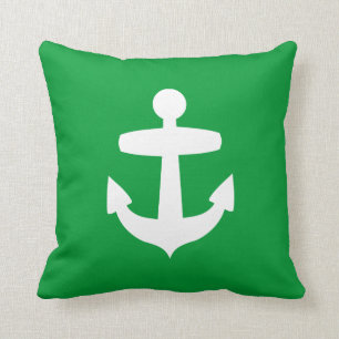 Tijdelijk groen anchor Pillow Kussen