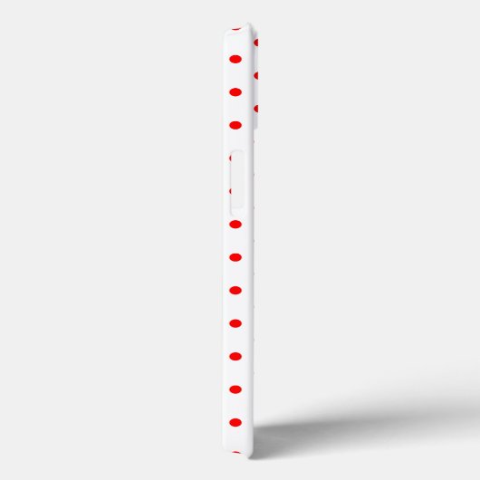 Tijdelijk Klein Rood Stippenpatroon Case-Mate iPhone Case (Achterkant / Rechts)