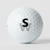 Tijdelijk monogram Titleist Pro VI Golf Balls Golfballen (Voorkant)