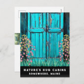 *~* Tijdelijke deur Feestdagenkaart (Voorkant / Achterkant)