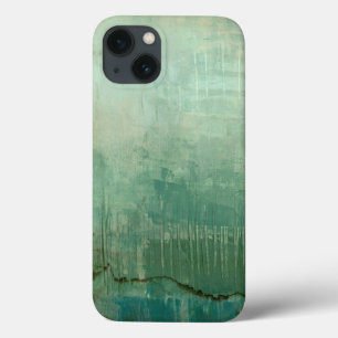 Tijdelijke groene Waterverf iPhone 13 Hoesje