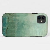 Tijdelijke groene Waterverf Case-Mate iPhone Case (Achterkant (horizontaal))
