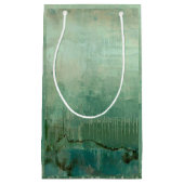 Tijdelijke groene Waterverf Klein Cadeauzakje (Voorkant)