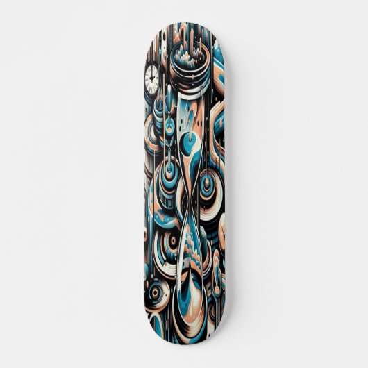 "Tijdelijke visies" Skateboard (Voorkant)