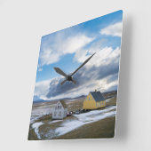 Tijdelijke woningen vierkante klok (Hoek)