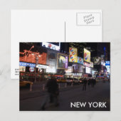 tijden sqaure nyc briefkaart (Voorkant / Achterkant)