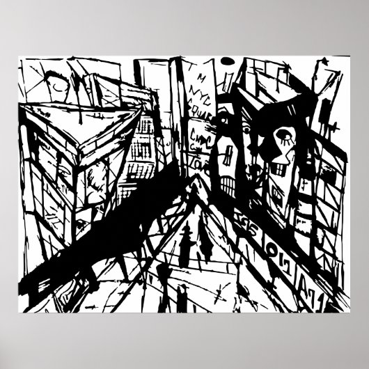 TIJDEN SQUARE CNBC POSTER (Voorkant)