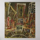 TIJDEN SQUARE GECRACKEERD POSTER (Voorkant)